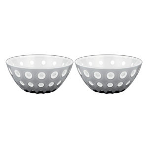 Set 2 bols gris/blanc (12cm) LE MURRINE