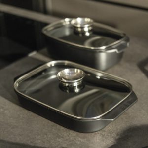plat à rôtir avec couvercle guzzini